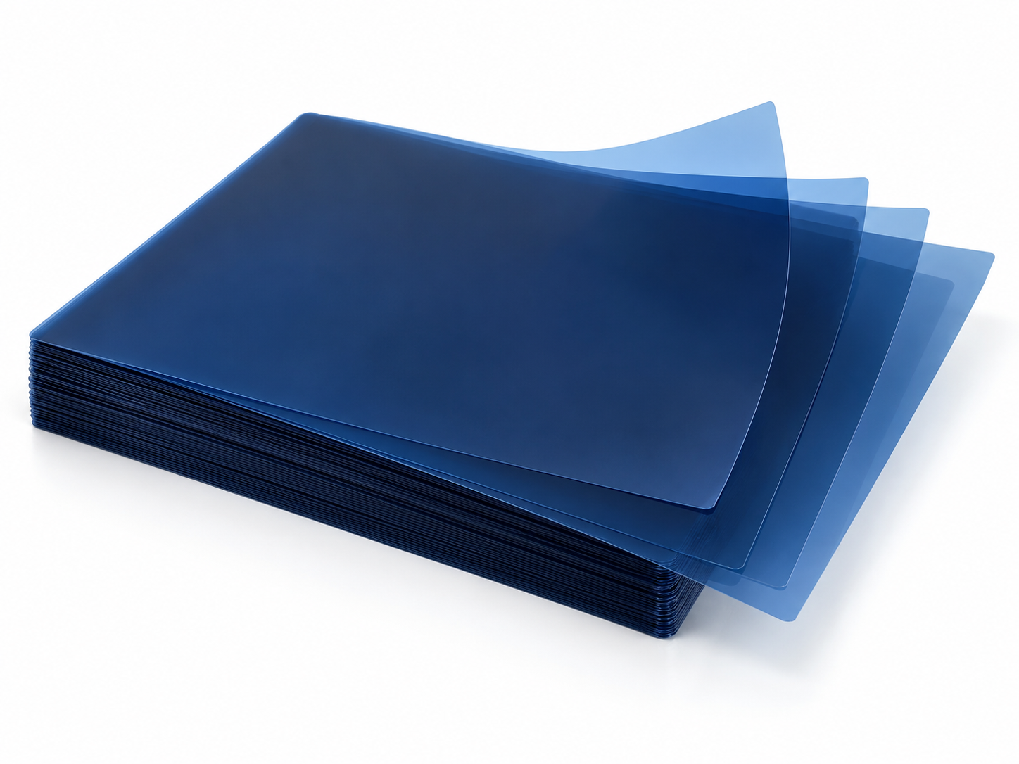 Blue-sensitive medical radiographic film sheets