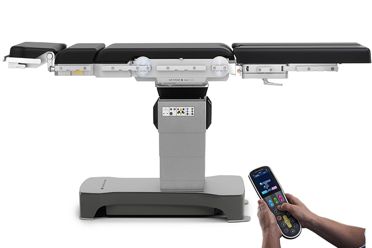 Getinge Maquet Corin operating table and handheld control, manufacturer reference configuration