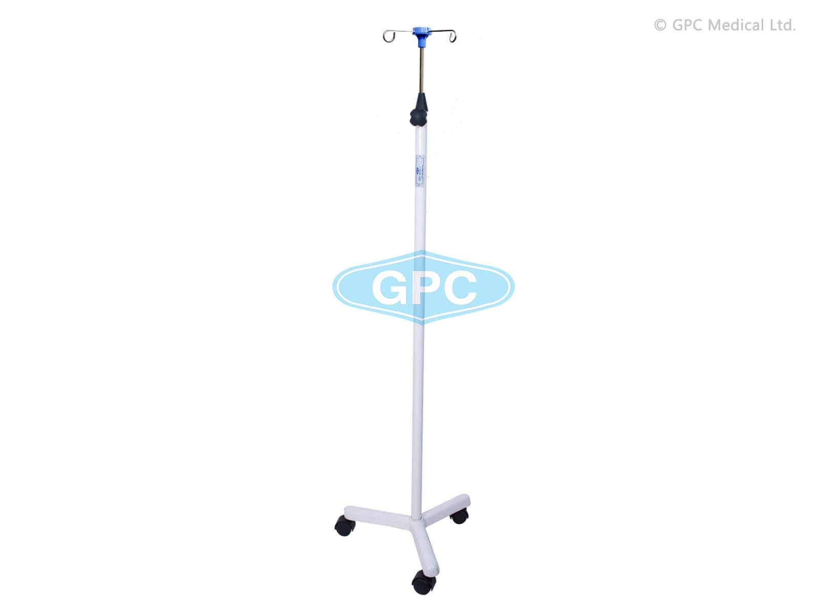 GPC Medical GHF50.05 double-hook IV stand, official manufacturer product image