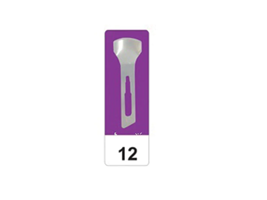 Official GIMA catalogue image for GIMA CARBON STEEL GOUGE BLADES N 12 - sterile, article 22512