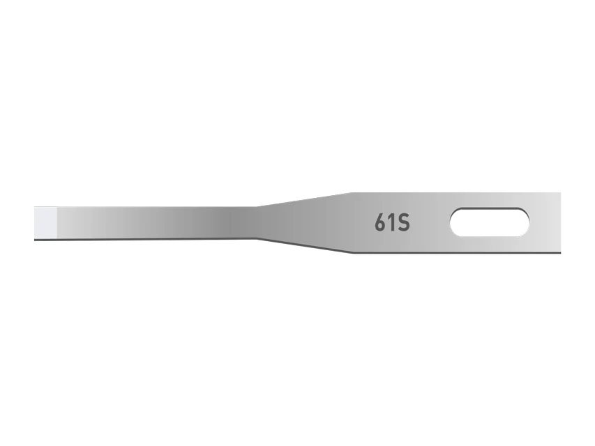 Official GIMA catalogue image for GIMA CHISEL MICROSURGICAL BLADES - size 61S - podology, article 22551