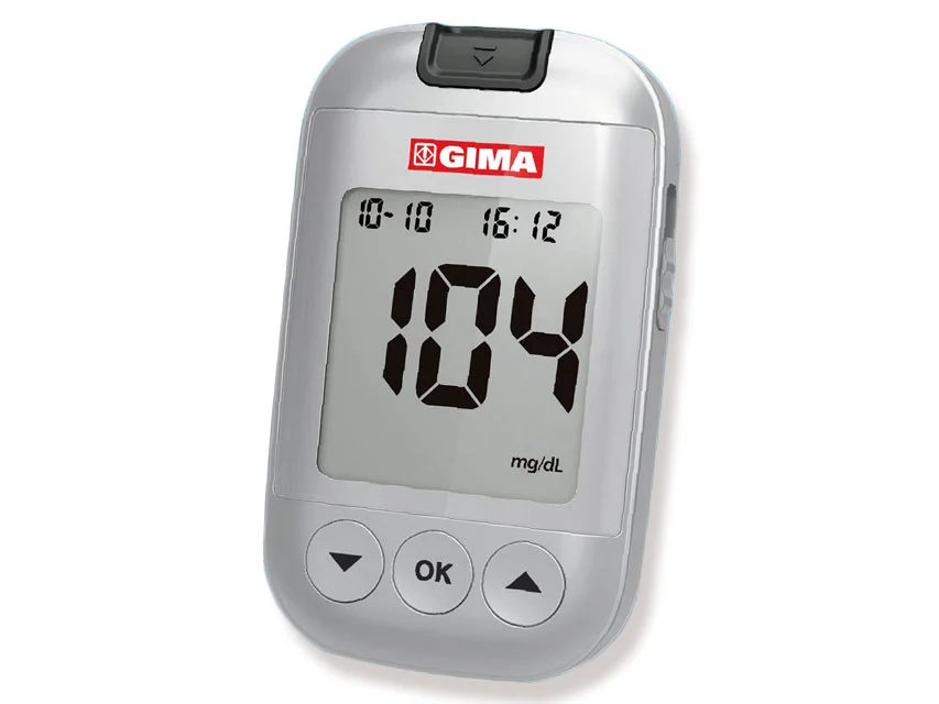 GIMA catalogue image for GIMA GLUCOSE MONITOR KIT mg/dL with Bluetooth - GB,FR,IT,ES,PT,DE, article 24114