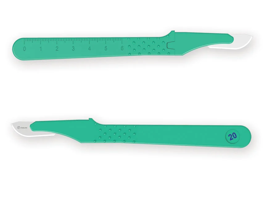 Official GIMA catalogue image for GIMA DISPOSABLE SCALPELS N. 20 - sterile, article 27044