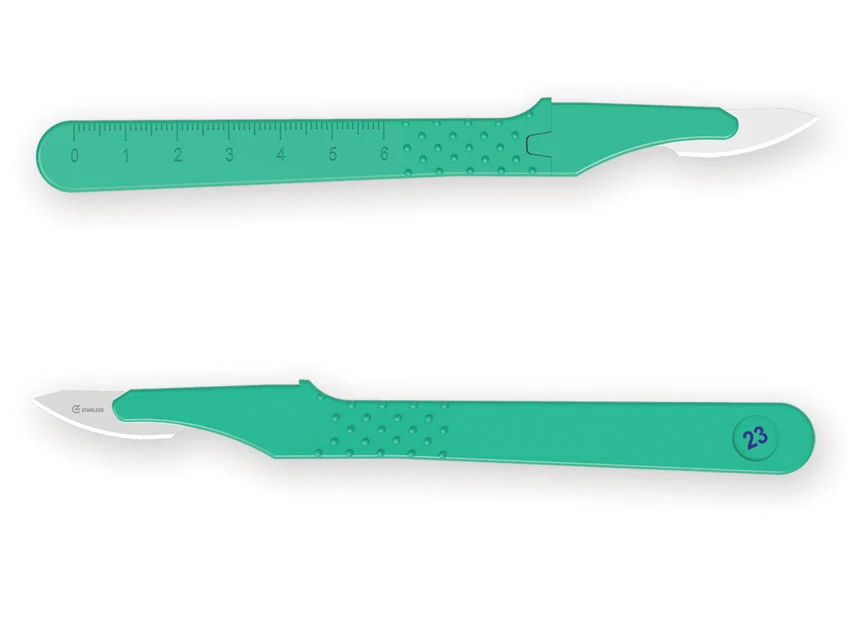 Official GIMA catalogue image for GIMA DISPOSABLE SCALPELS N. 23 - sterile, article 27047