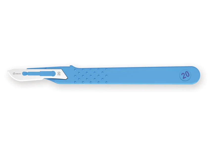Official GIMA catalogue image for GIMA STD DISPOSABLE SCALPELS N. 20 - sterile, article 27064