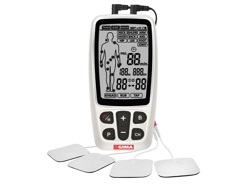 Official GIMA catalogue image for GIMA-CARE TENS/EMS - 2 channels - 60 programmes, article 28405