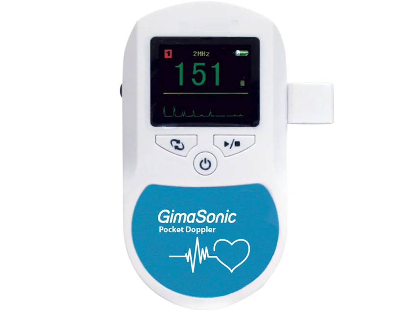 GIMA catalogue image for GIMASONIC POCKET DOPPLER WITH COLOUR DISPLAY without probe, article 29480