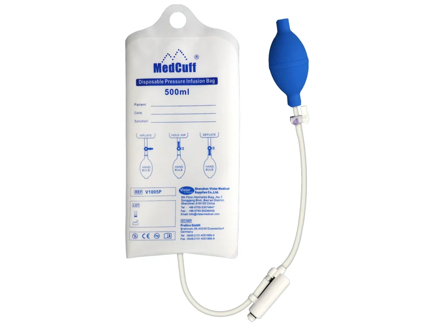 GIMA catalogue image for GIMA DISPOSABLE PRESSURE INFUSION BAG for I.V. SET 500 ml, article 32781