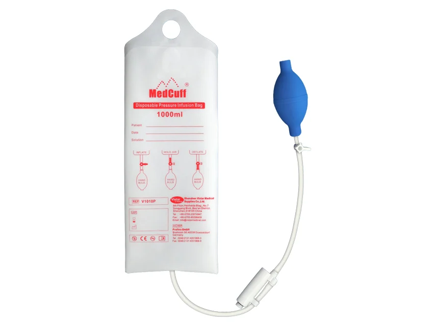 GIMA catalogue image for GIMA DISPOSABLE PRESSURE INFUSION BAG for I.V. SET 1000 ml, article 32782