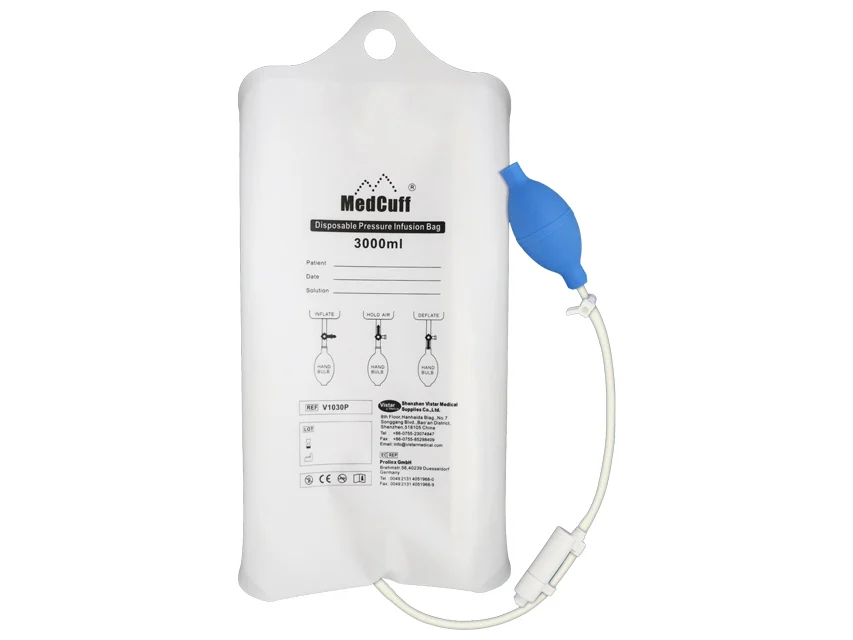 GIMA catalogue image for GIMA DISPOSABLE PRESSURE INFUSION BAG for I.V. SET 3000 ml, article 32783