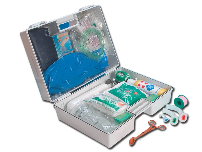 GIMA catalogue image for "GIMA 3" FIRST AID CASE + OXYGEN BOTTLE, article 34151
