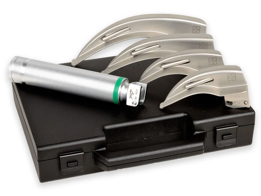 Official GIMA catalogue image for GIMA GREEN F.O.LED ADULT SET 4 BLADES MC-INTOSH 1-2-3-4 - 3.5 V - 30.000 lux, article 34330