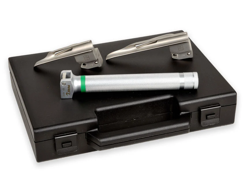 Official GIMA catalogue image for "GIMA GREEN" PAEDIATRIC SET 2 BLADES MILLER 0-1, article 34451