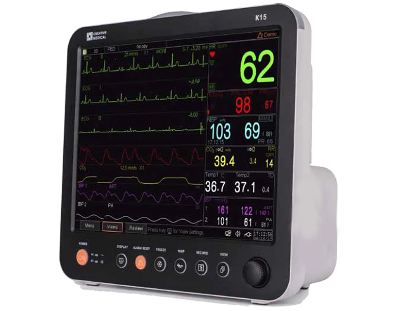 Official GIMA catalogue image for GIMA K15 TOUCHSCREEN MULTIPARAMETER MONITOR -10 Leads ECG, article 35332
