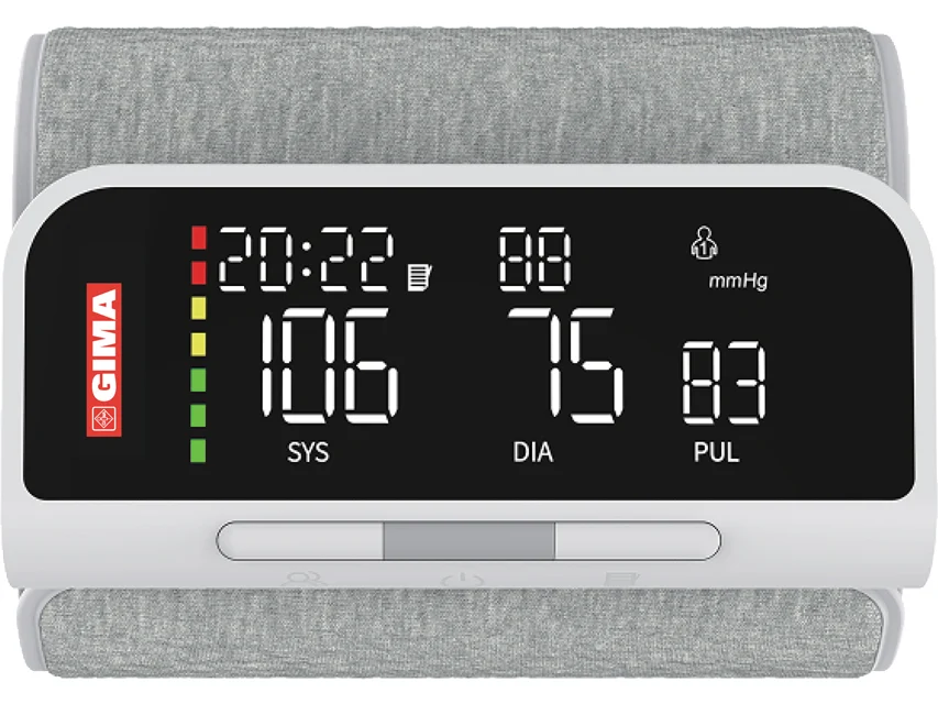Official GIMA catalogue image for GIMA WRAP BLOOD PRESSURE MONITOR GB,FR,IT,ES,PT,DE,NL,SE,PL,HU,RO,GR, article 49870