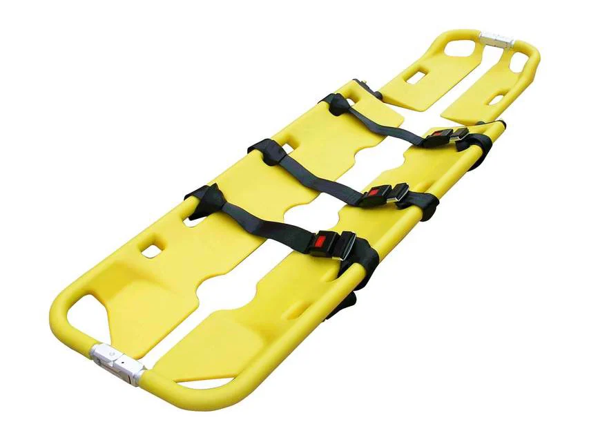 Official GIMA catalogue image for GIMA SCOOPING STRETCHER - HPDE - yellow, article 56035