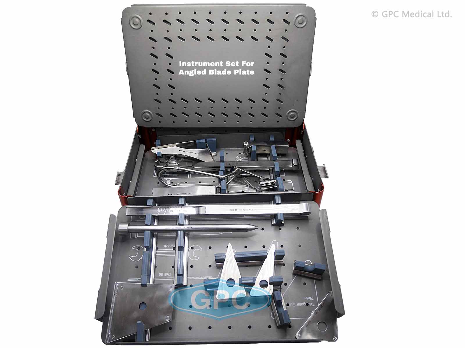 GPC Medical Angled Blade Plate Instrument Set ABP1444