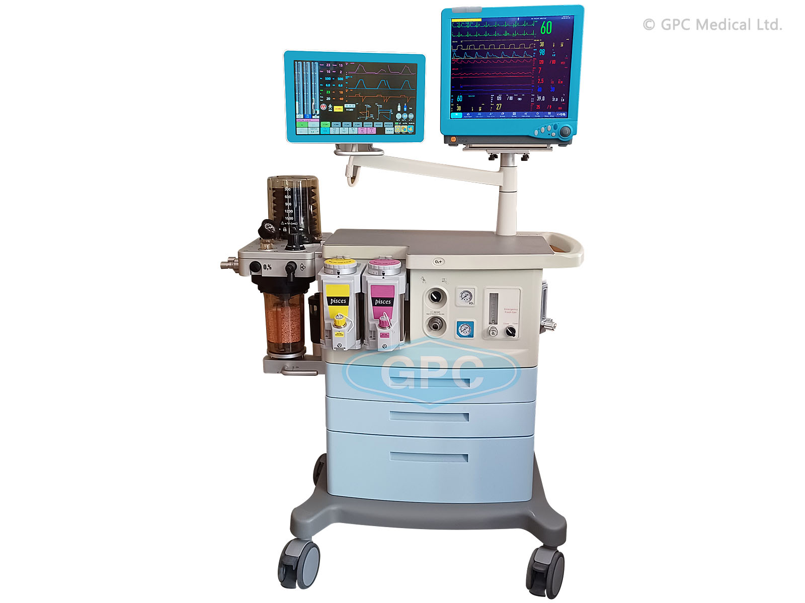 GPC Medical Anesthesia Workstation Prime Major AM411