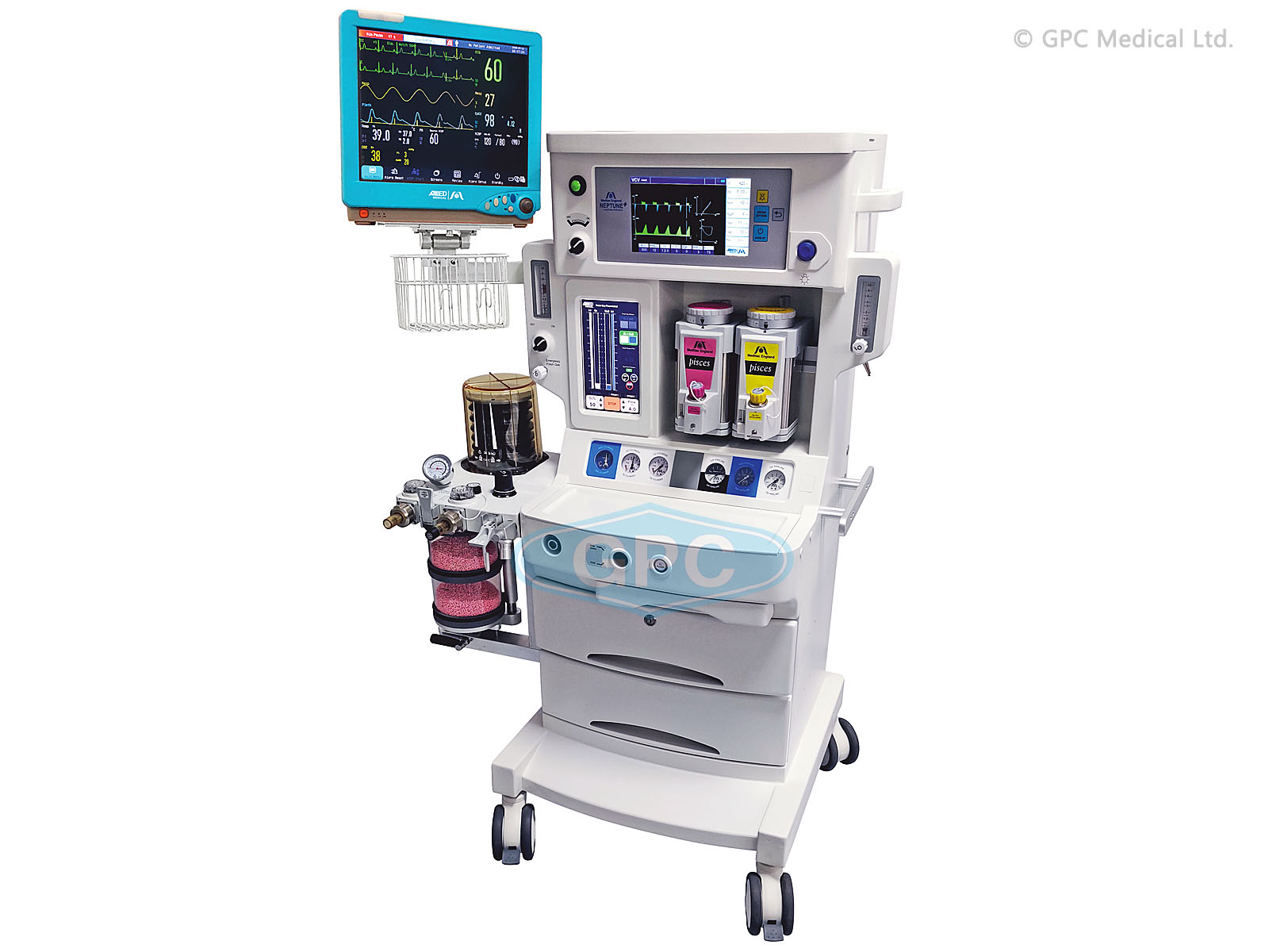 GPC Medical Anesthesia Workstation Plus Major AM412