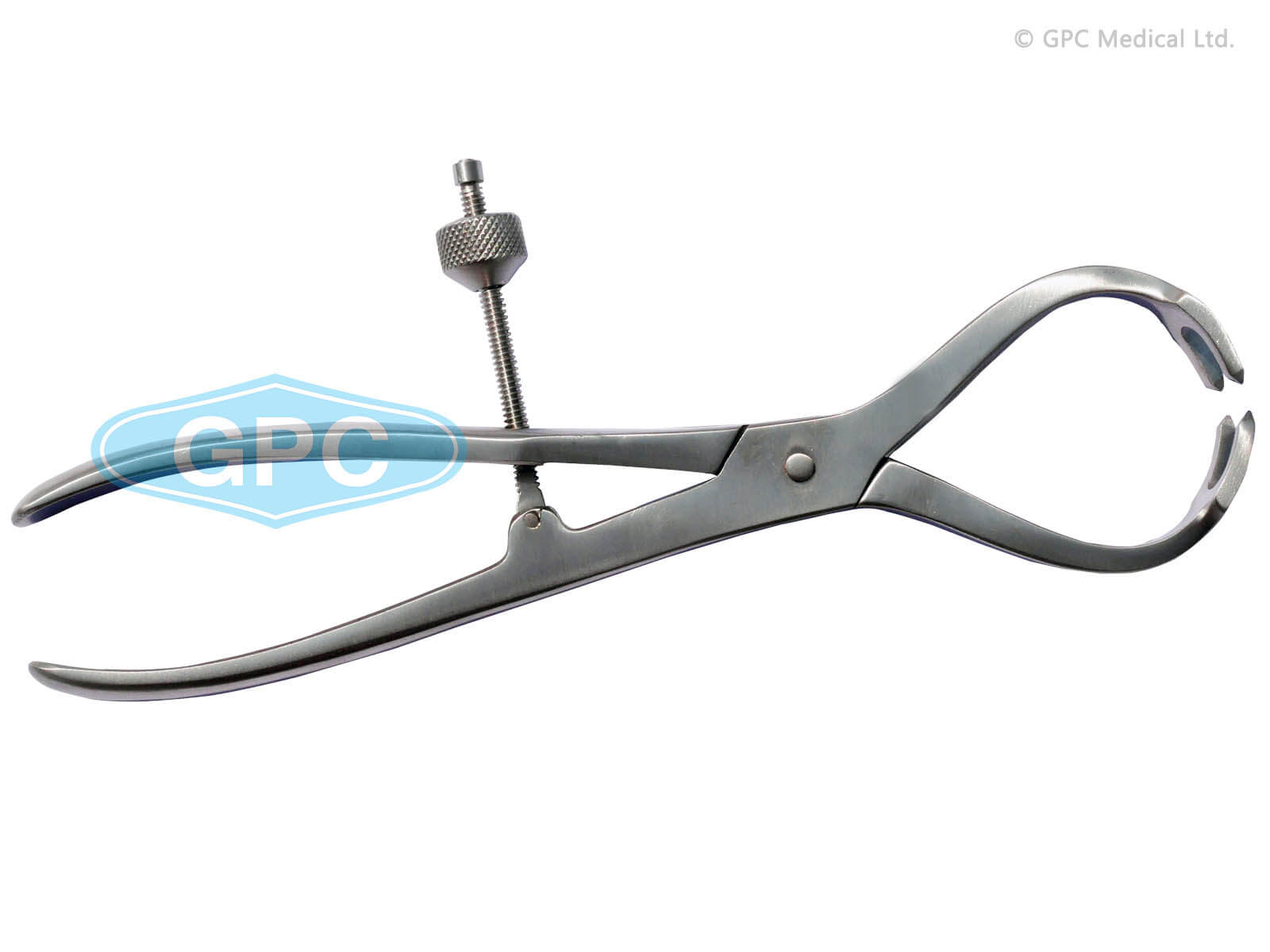 GPC Medical Modified Patella Bone Holding Forceps Four Prong BHF1252