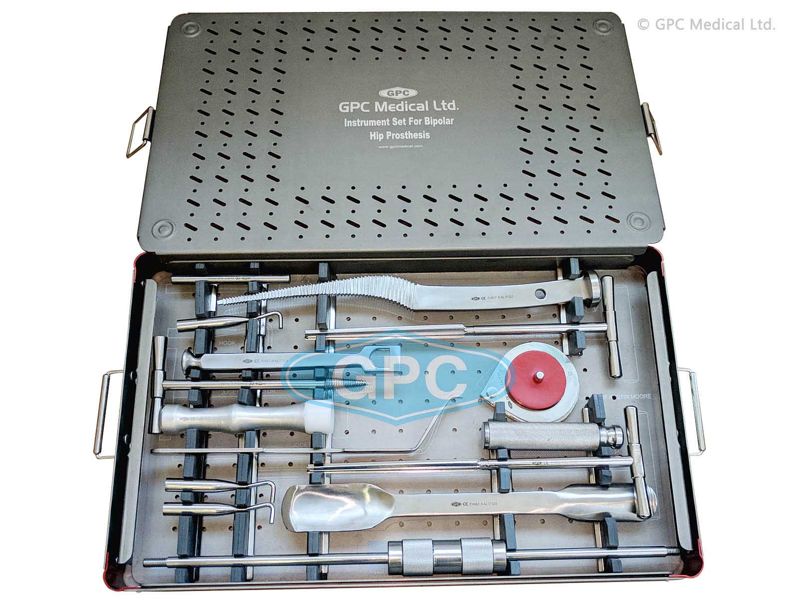 GPC Medical Instrument Set for Bipolar Hip Prosthesis BIS1447
