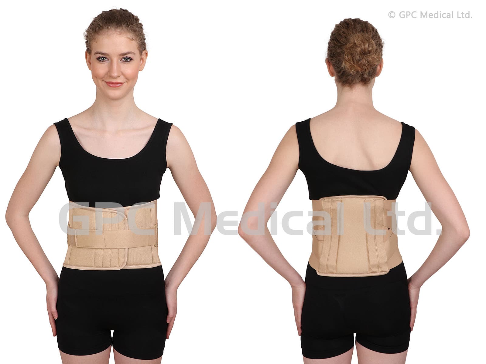 GPC Medical Lumbo Sacral Spinal Support with Cushion BS105c