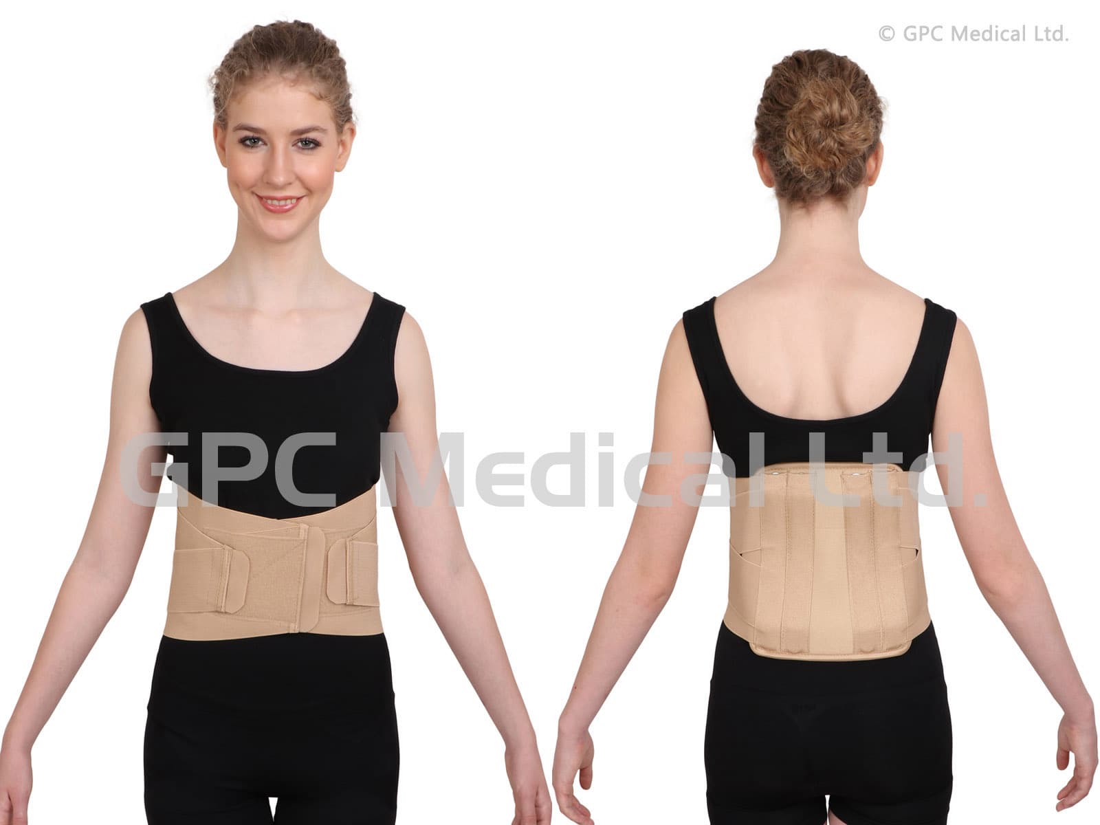 GPC Medical Sacro Lumbar Brace (Belt) - Contoured BS105j