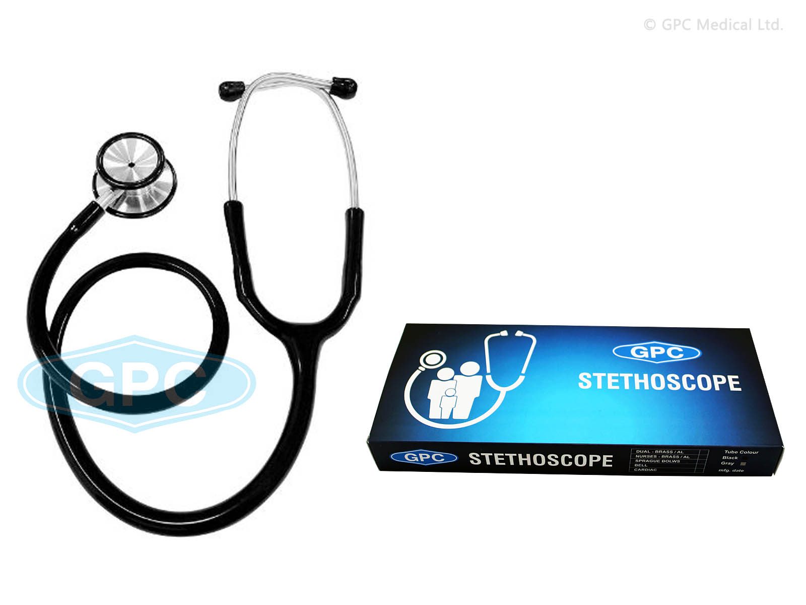 GPC Medical Stethoscope - Dual Head DG185