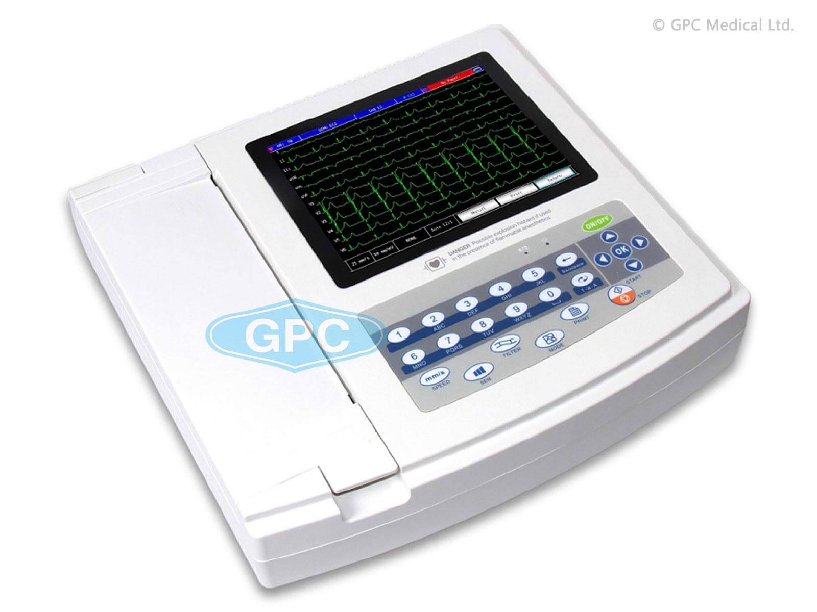 GPC Medical Electrocardiograph-12 Channel DG3016