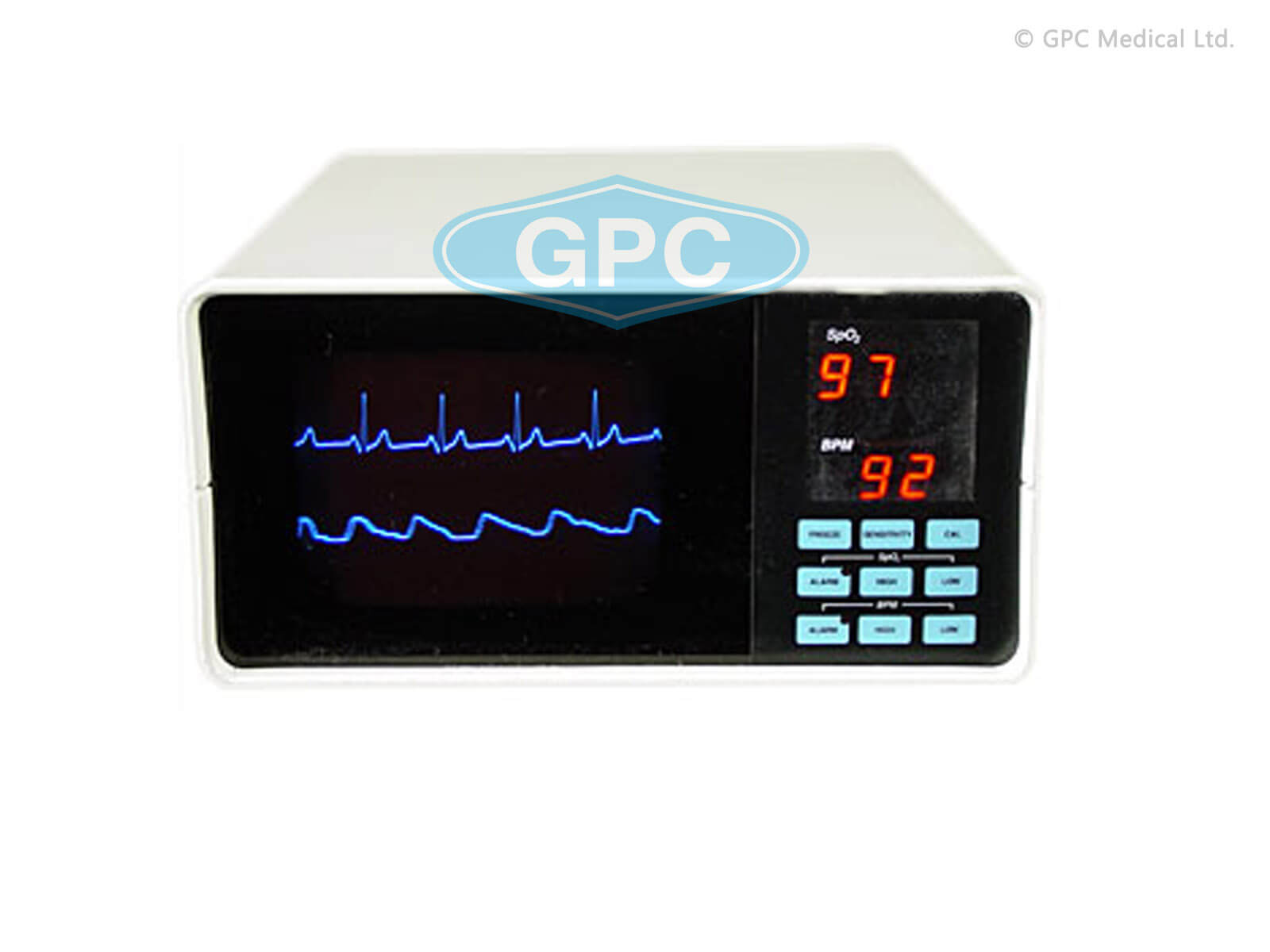 GPC Medical Pulse Oximeter with ECG EM19POE