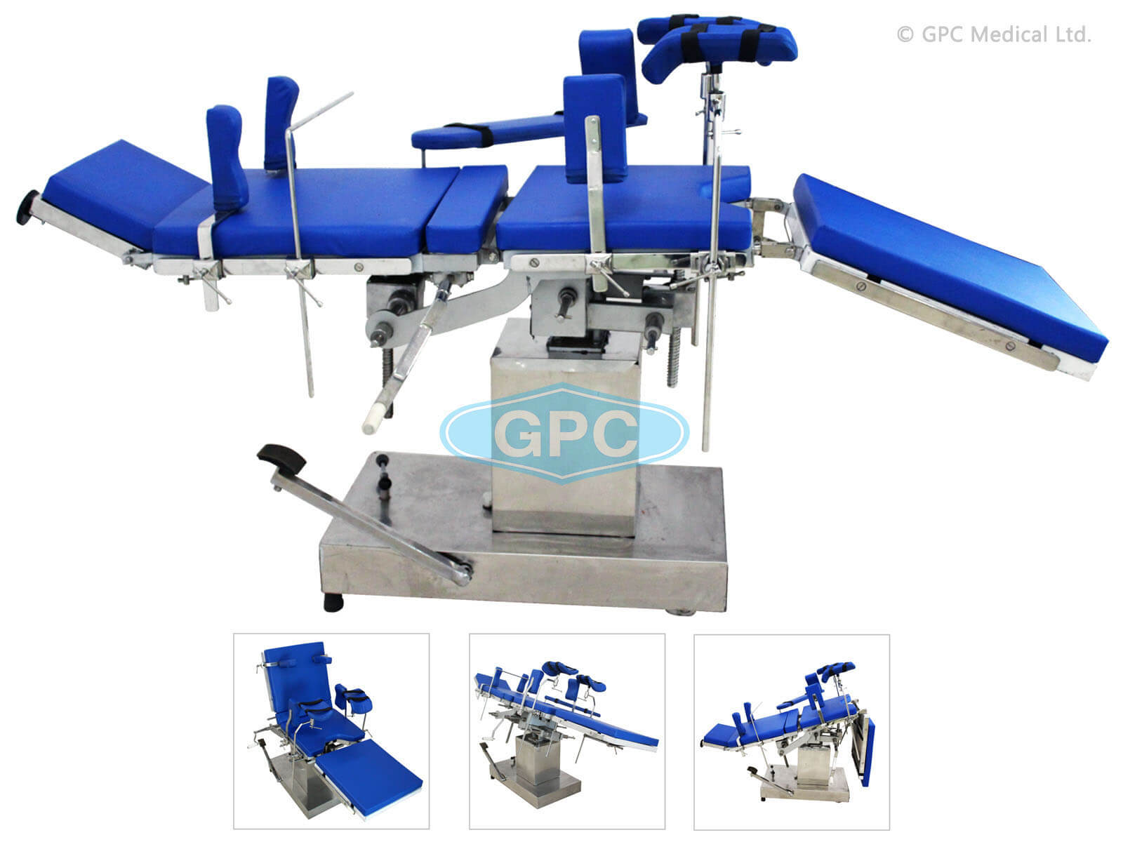 GPC Medical Hydraulic Operation Table - Side End Control GHF151.01