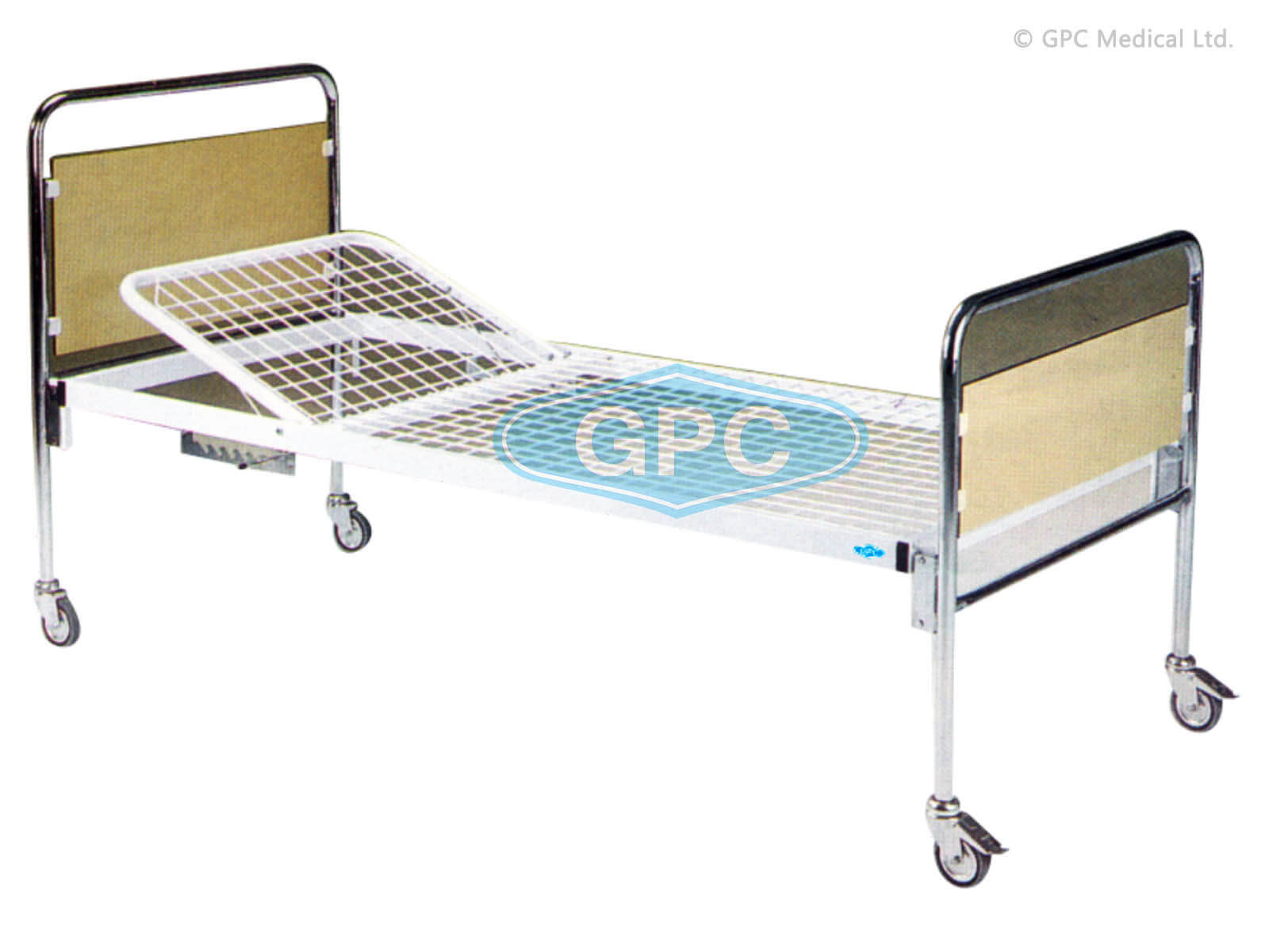 GPC Medical Hospital Bed with Backrest GHF23.01