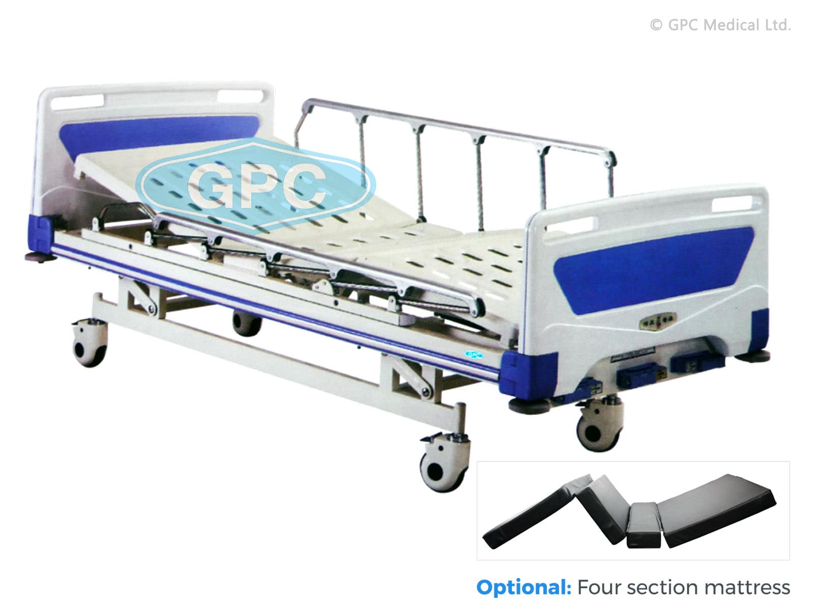 GPC Medical ICU Bed Three Function- Manual GHF29.01