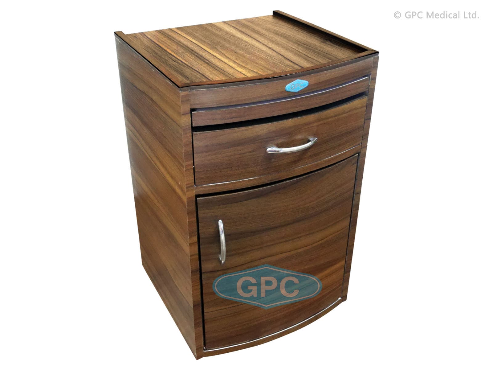 GPC Medical Bedside Locker - Wooden GHF36.07