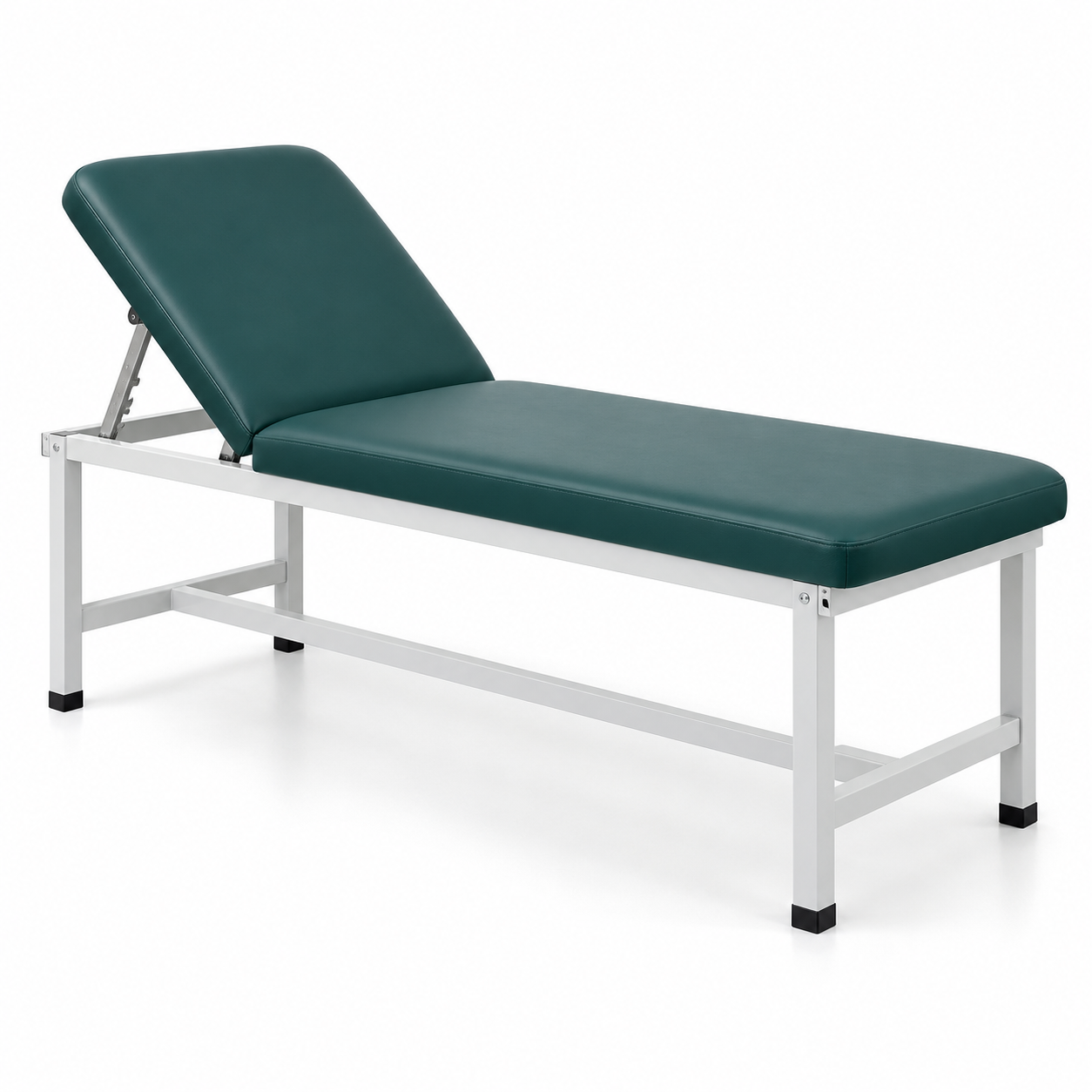 Generic upholstered medical examination couch with adjustable backrest