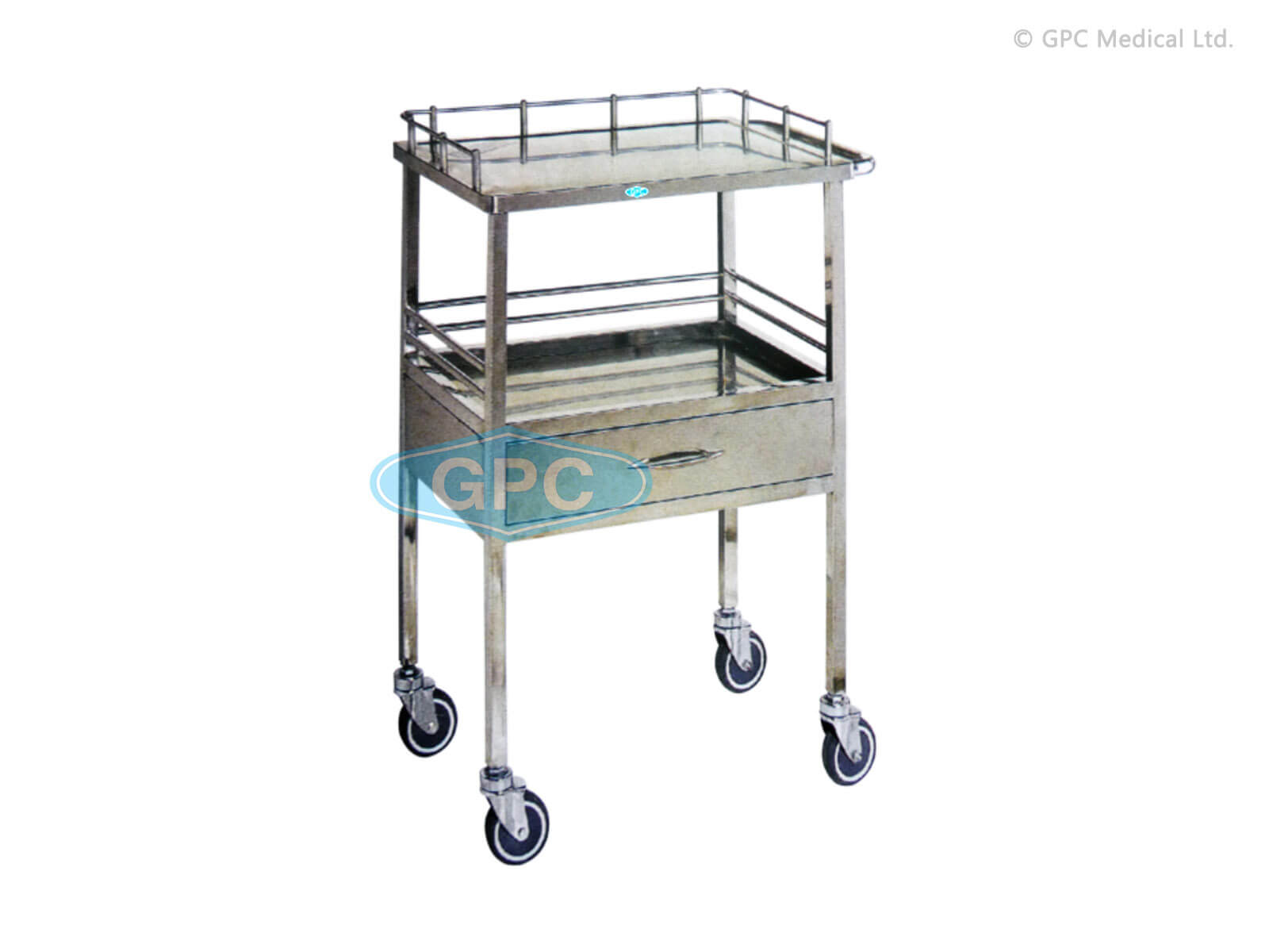 GPC Medical Medicine Trolley GHF87.03