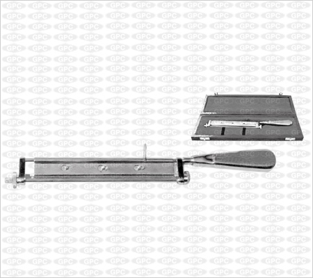 GPC Medical Skin Grafting Knife, Large -S.S. Handle GMI1460.01