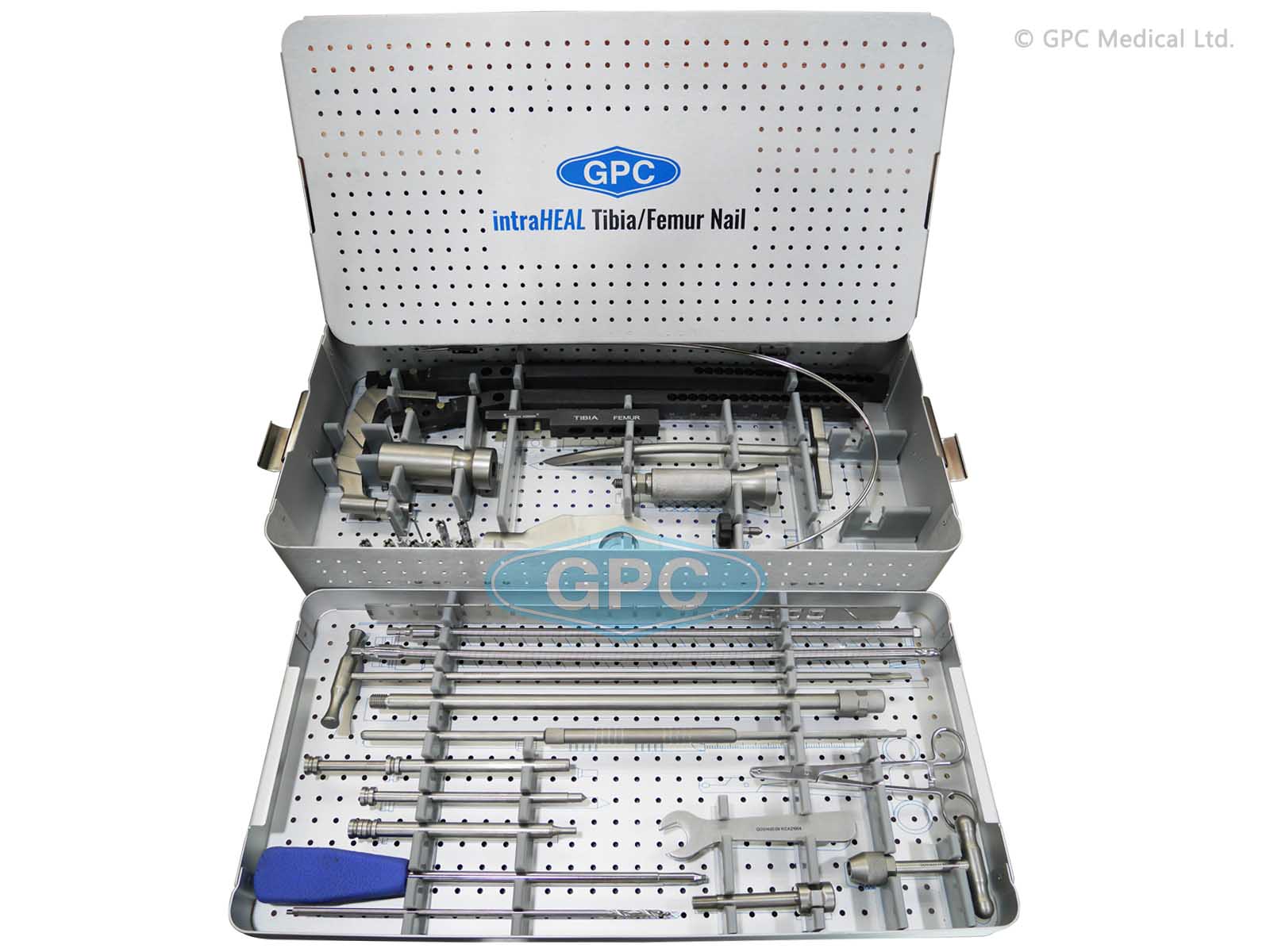 GPC Medical Instrument Set for intraHEAL Femoral Nail, Reamed & Unreamed GOS1420