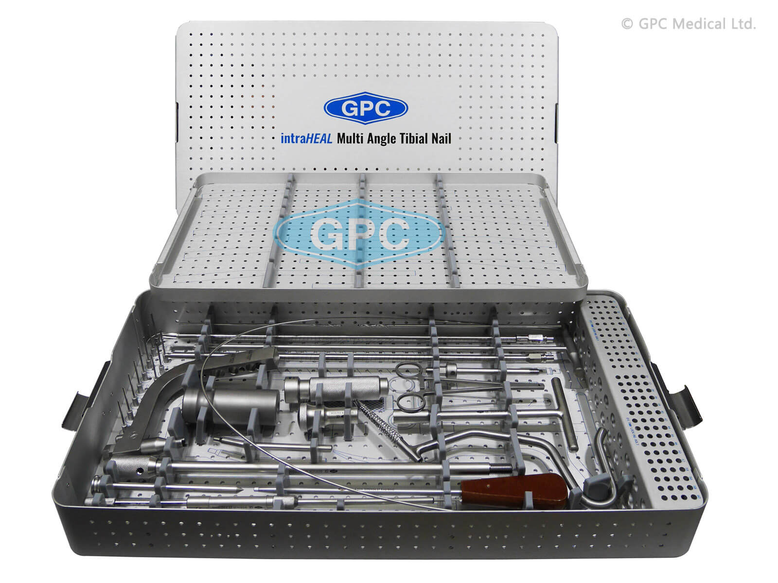 GPC Medical Instrument Set for intraHEAL Multi Angle Tibial Nail GOS1436