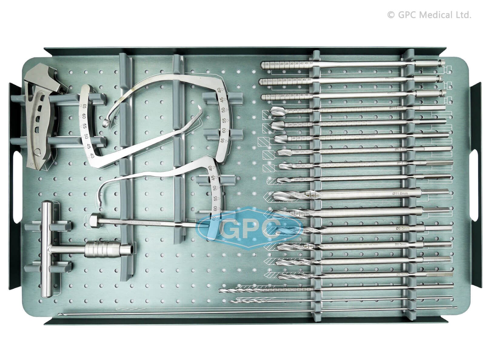 GPC Medical ACL/PCL Reconstruction Instrument Set GOS1441