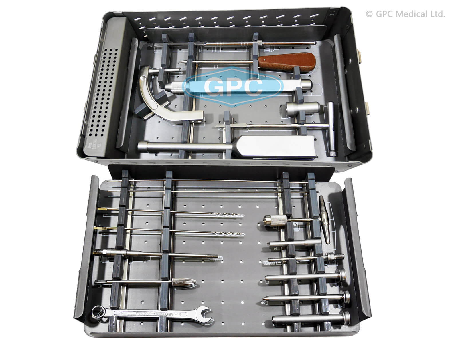 GPC Medical Instrument Set for intraHEAL Reamed Humerus Nail - Omni GOS1462