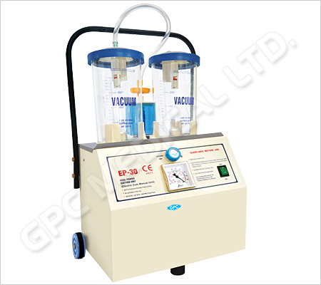 GPC Medical Suction Unit - Electric cum Manual Operated GSUC19a
