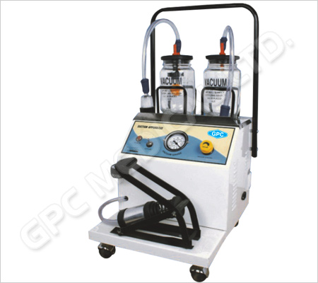 GPC Medical Suction Unit - Electric cum Foot Operated GSUC45