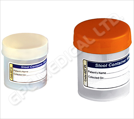 GPC Medical Sample / Stool Containers with screw cap LW341