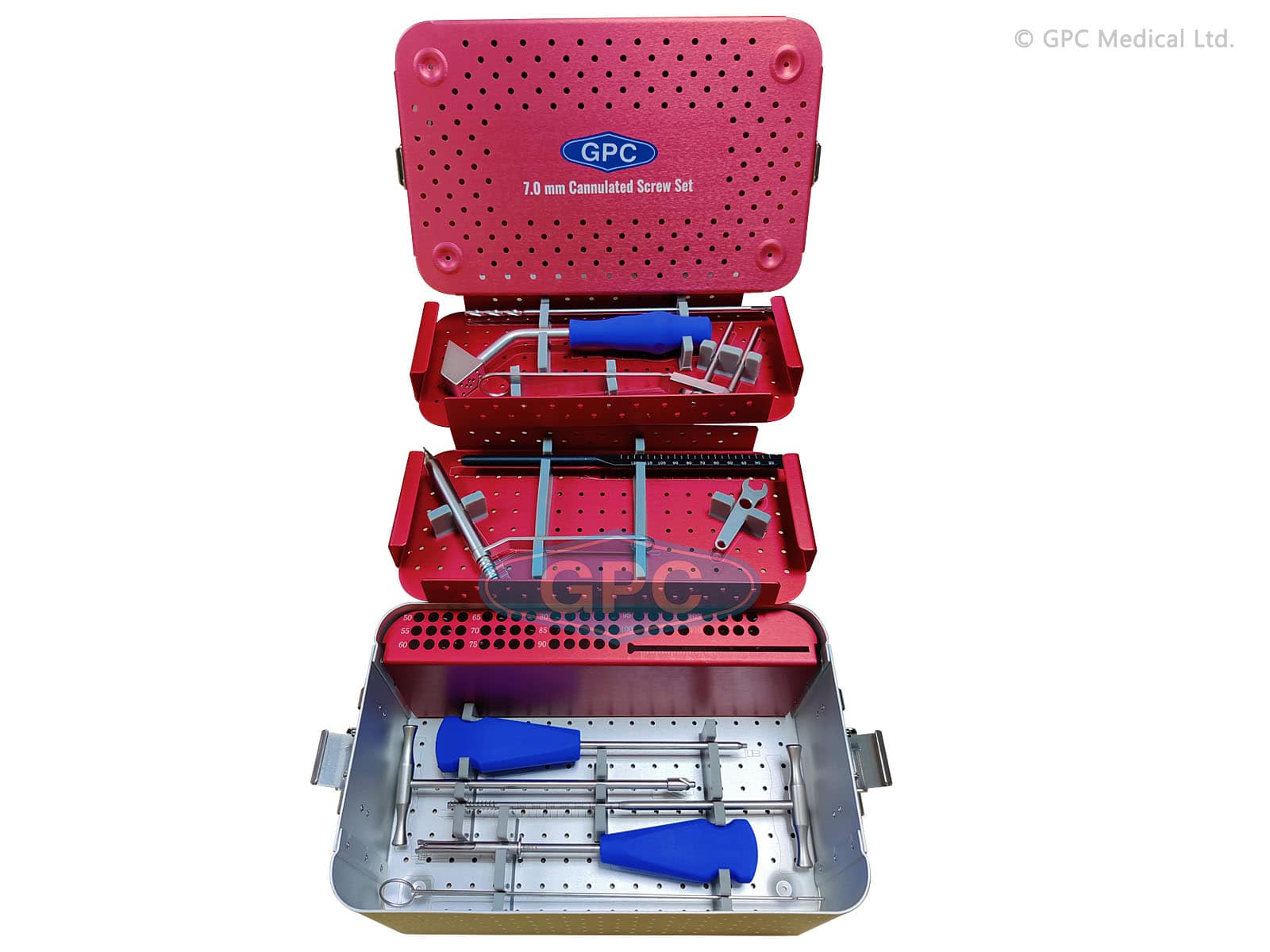 GPC Medical Cannulated Screw Instrument Set 7.0 mm S-GOS1414.70
