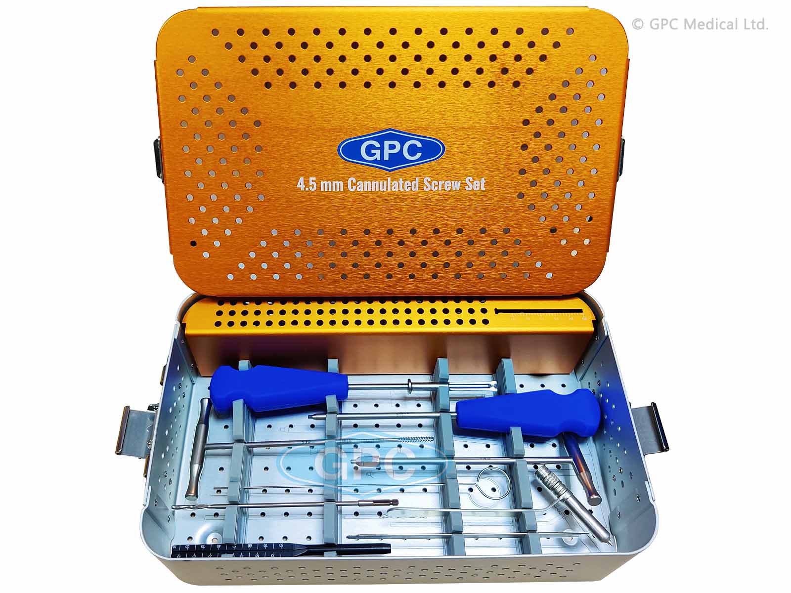 GPC Medical Cannulated Screw Instrument Set 4.5 mm S-GOS1416.45