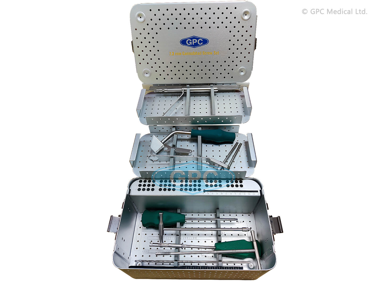 GPC Medical Cannulated Screw Instrument Set 7.3 mm S-GOS1416.73