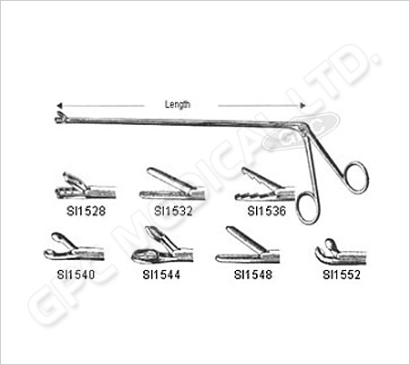 GPC Medical Laryngeal Polypus Forceps (Chevalier-Jackson) SI1528