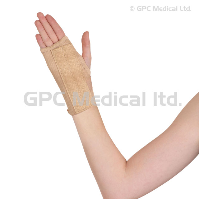 GPC Medical Elastic Cock Up Splint- Short Type (Wrist Splint) WS135g
