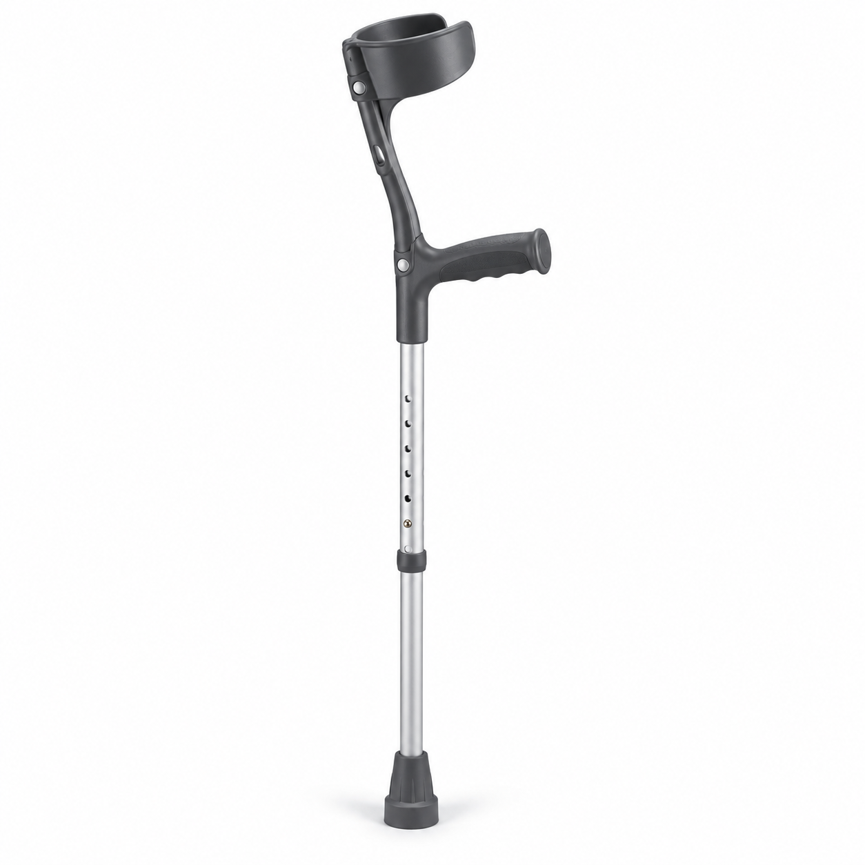Generic adjustable forearm crutch